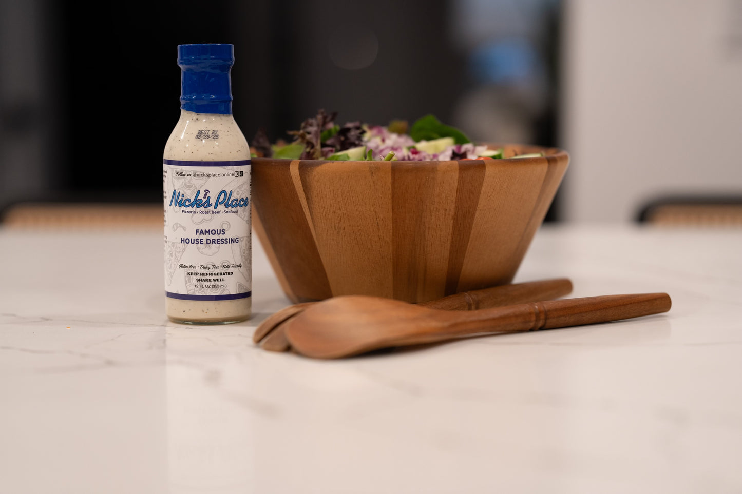 4 Pack Nick’s Place Famous House Dressing 12oz Bottles