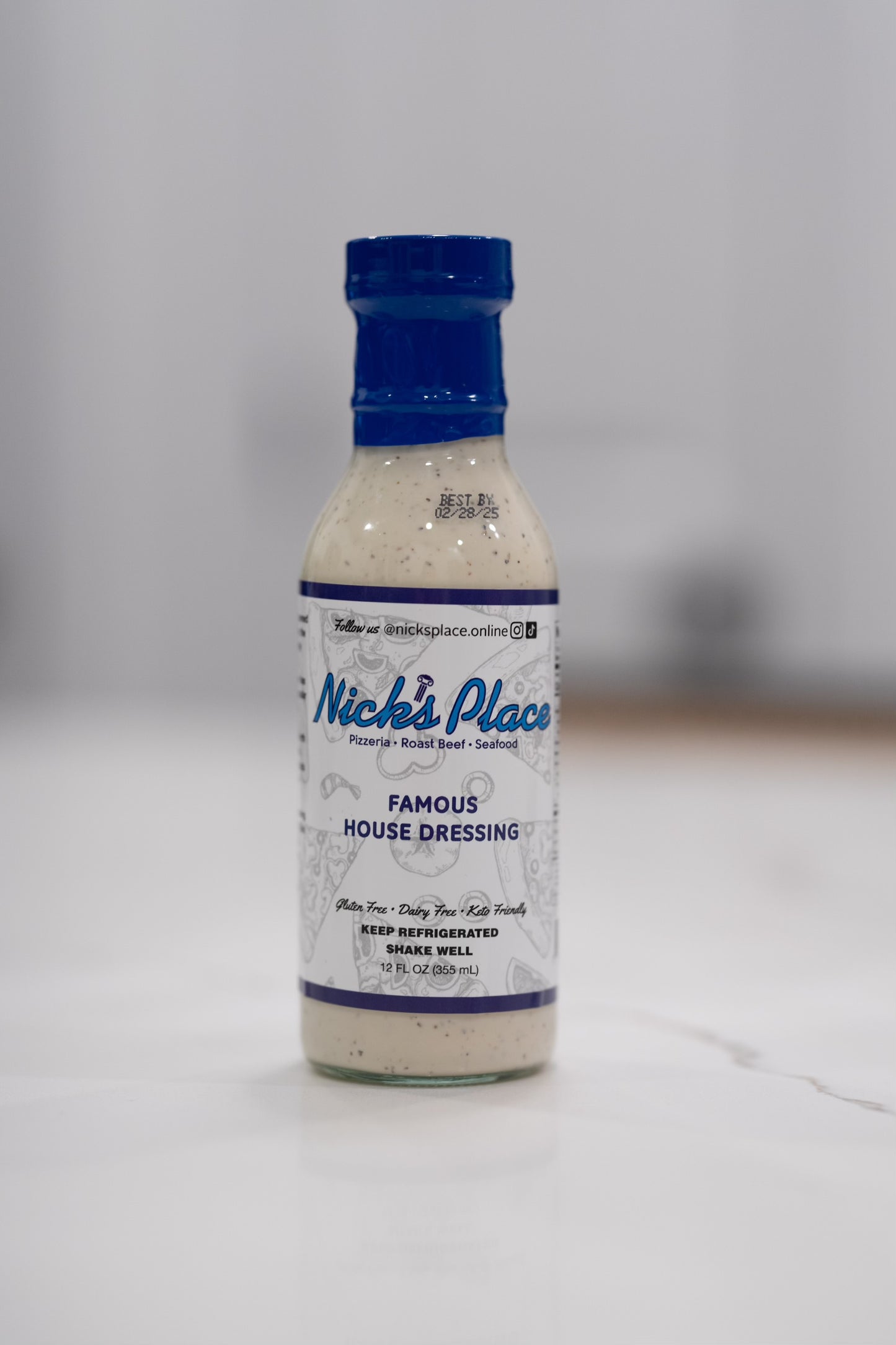4 Pack Nick’s Place Famous House Dressing 12oz Bottles