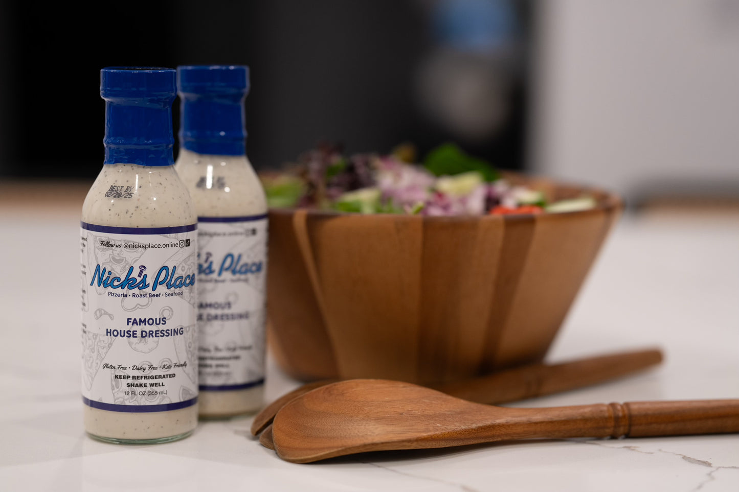 4 Pack Nick’s Place Famous House Dressing 12oz Bottles