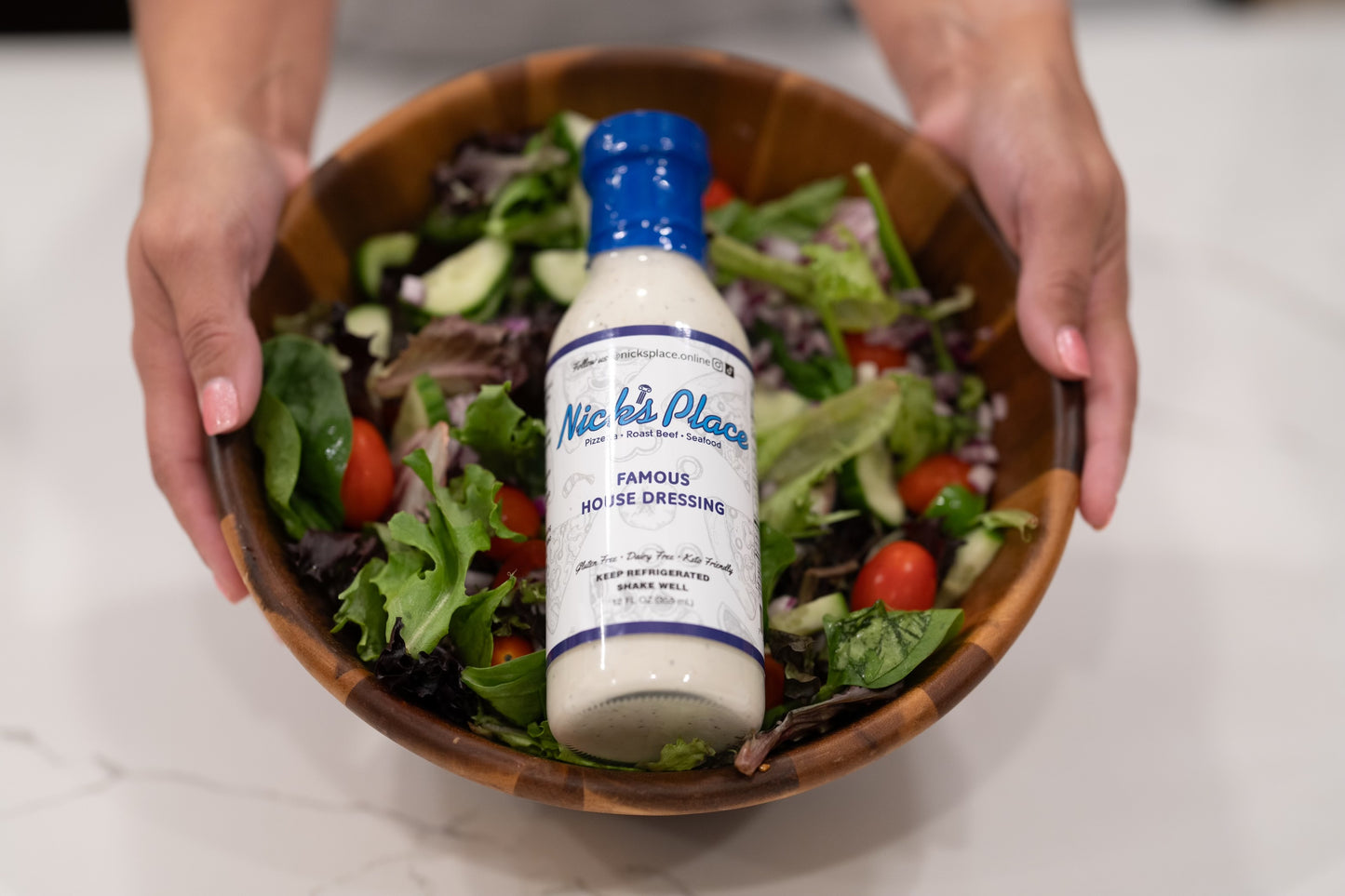 4 Pack Nick’s Place Famous House Dressing 12oz Bottles