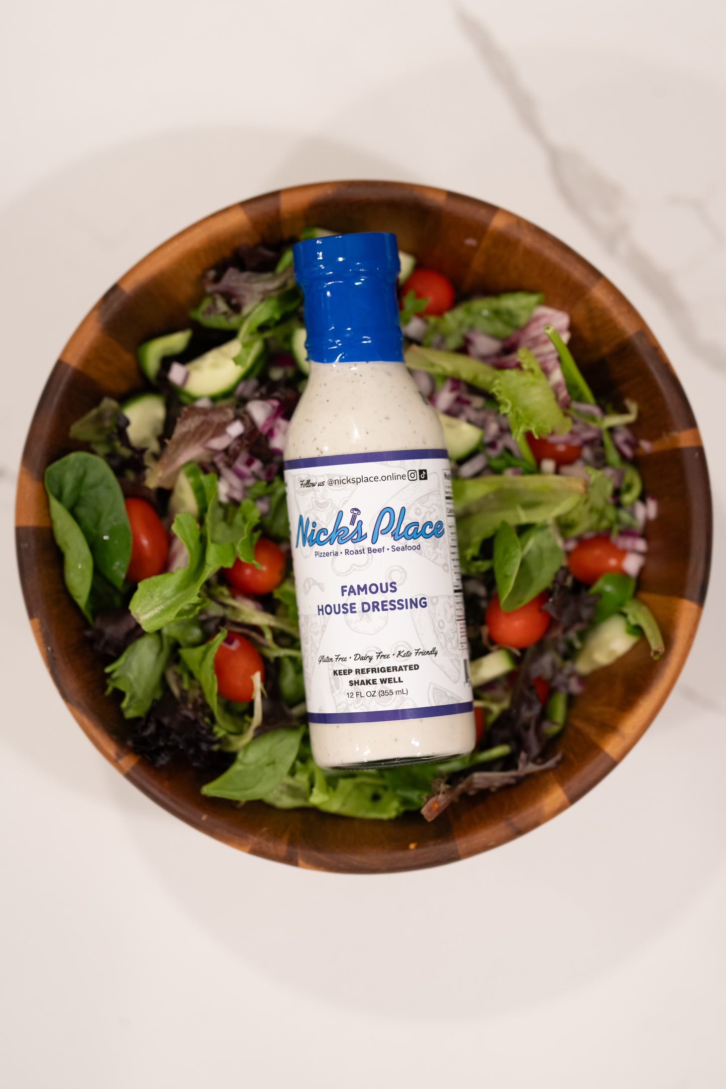 4 Pack Nick’s Place Famous House Dressing 12oz Bottles