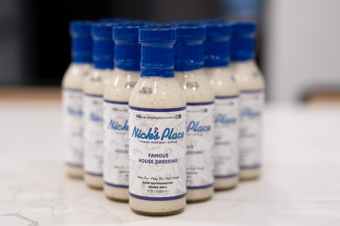 4 Pack Nick’s Place Famous House Dressing 12oz Bottles