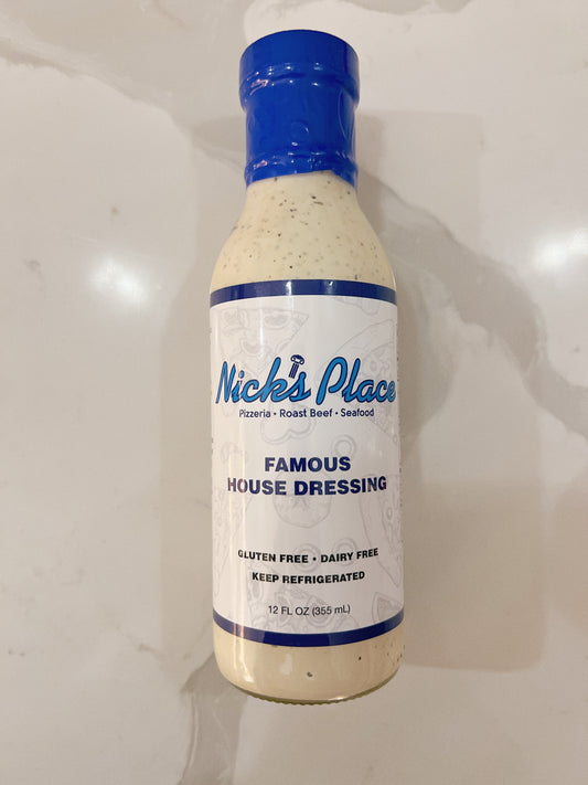 4 Pack Nick’s Place Famous House Dressing 12oz Bottles